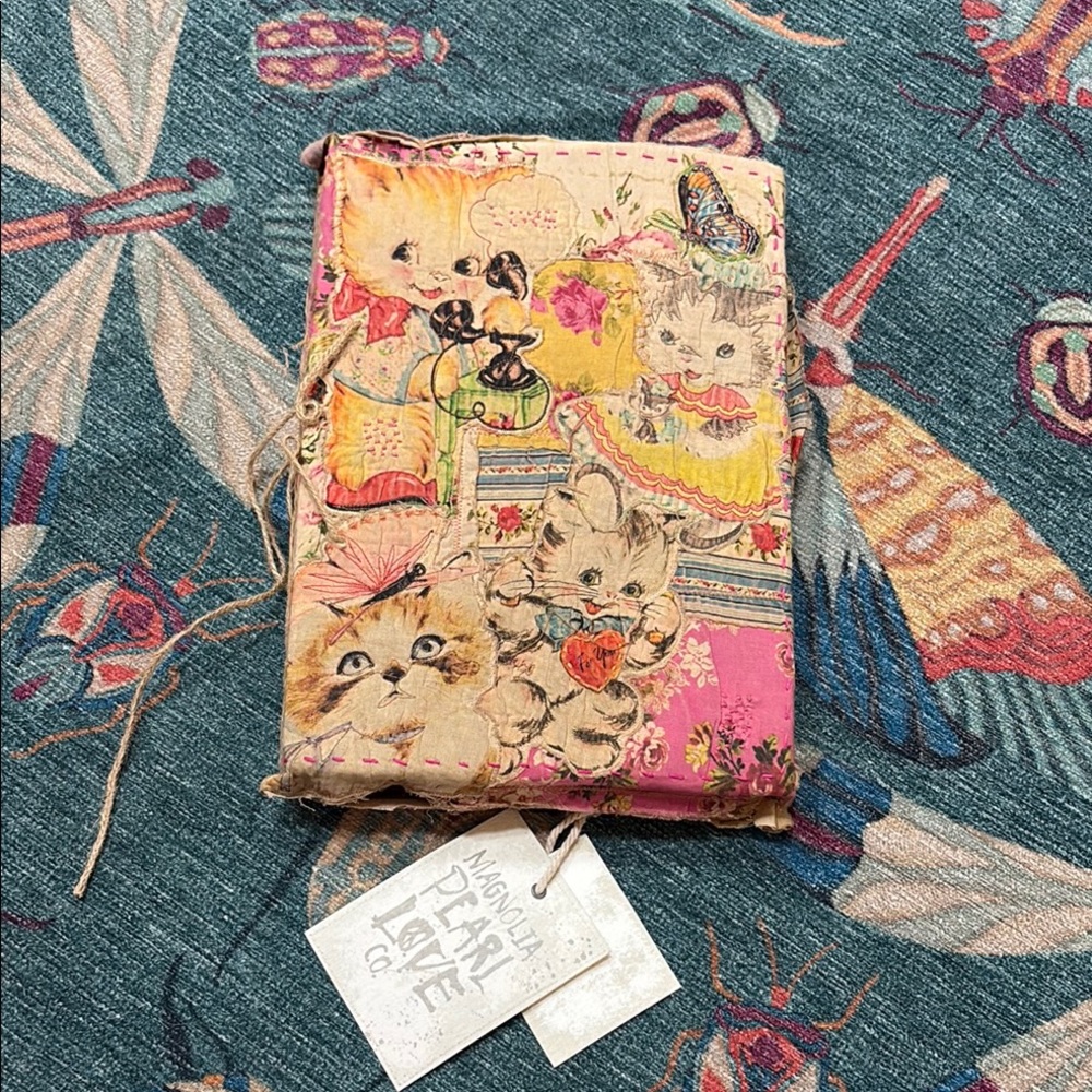 Magnolia Pearl Meowza Kitty handmade notebook NWT